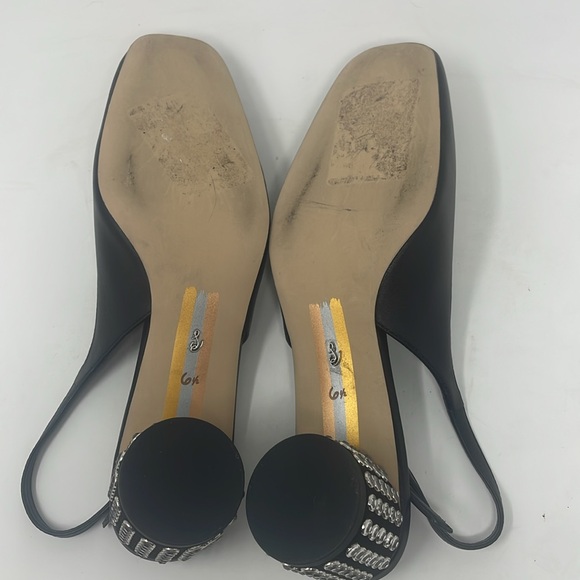 SAM EDELMAN Women's Terra Gem Slingback Snip-Toe Pumps size 6.5 - Picture 6 of 7